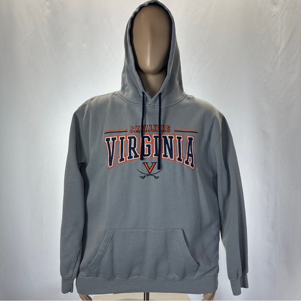 Colosseum Men’s XL Virginia Cavaliers Hoodie Gray Orange College University